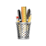 Grey organizer Pen